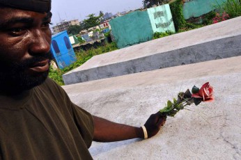 11jpg Liberia, living in a cemetery in the capital, Monrovia.