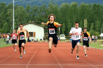 Leaping-Finish-Swiss-athlete-Steve-Zurkinden-in-100-meters-Yverdon-Switzerland-June-2009