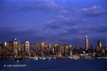 NY-Skyline Night-From New Jersey 2011