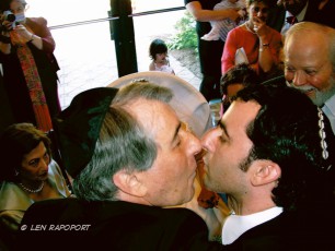 Son's Wedding - Father & Son Kiss