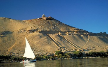 River Nile. Felucca, Egypt