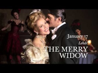 Renee Fleming and Nathan Gunn in MET Opera 2014-15 Production, Lehar's The Merry Widow