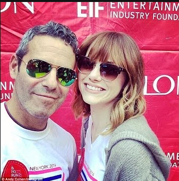 Emma Stone & Andy Cohen